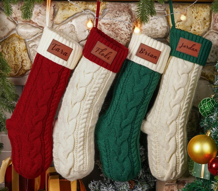 Edmonton embroidered Christmas Stockings